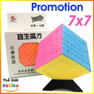 Rubik 7x7 Promotion Stickerless Mặt Hồng Cao Cấp Xoay Êm Bền Đẹp. Rubik 2x2 3x3 4x4 5x5 6x6 7x7x7