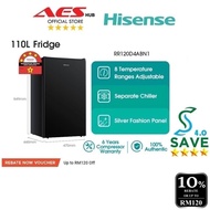 Hisense Fridge 110L Mini Refrigerator Single Door Mini Fridge Peti Sejuk Mini Bar Peti Ais Mini 1 Pi