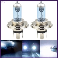 【BET】2x H4 100W 4500K Car Xenon Gas Halogen Headlight Headlamp Lamp Bulbs Blue Shell[my]