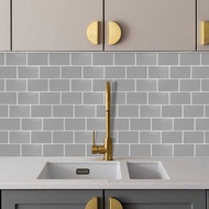 Self-Adhesive Metro Wallpaper Sheet 10 12"X12" Kitchen Splash "X"