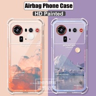 For Nubia Z80 Ultra Case NX741J 5G Clear Airbag Silicone TPU Shockproof Back Cover Protector For Nub