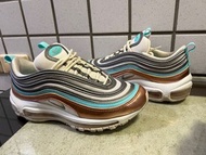 Nike Air Max 97 SE 金 銀 綠 銀彈 子彈 氣墊 CQ4806-071 Nike球鞋 二手