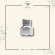 Stainless Steel Aquarium CO2 Cylinder Adapter/Connector/Converter (W21.8 or G5/8)
