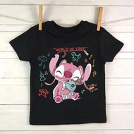 Kawaii Lilo Stitch Cartoon T Shirt Children Kids Stitch Cute Manga T-shirt Graphic Lilo and Stitch T