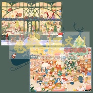 Ruyi Roll Monster 6.0 Christmas Series 3D Landscaping Stickers Miniature Hand-Painted Scene DIY Stic