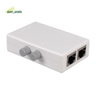 RJ45 Splitter  Switch 2 Ports Network Switch Freely Between Intranet & Extranet Network