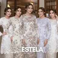 Kurung Riau Estella Scallop by Athifa Azzahrah - Kurung Riau Bunga Loose 2026 Baju Raya 2026 | Lilac