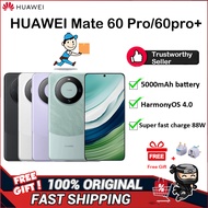 🔥【1 Year Warranty/Can Use Google】 HUAWEI Mate 60/HUAWEI Mate 60 Pro / Mate 60 Pro+ Smartphone / HUAWEI HarmonyOS 4.0 Kirin 9000S 6.82 Inch 5000mAh Battery Hyperbolic Display Cell Phone/ Dual SIM Satellite Calling 48MP Original Huawei Mobile Phones