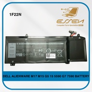 DELL 1F22N FOR ALIENWARE M17 M15 G5 15 5590 G7 7590 BATTERY