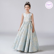 Girls Piano Performance Dress Dress Little Girl Birthday Banquet Flower Girl Princess Dress Host Per