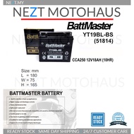 Battmaster YT19 YT19BL-BS 51814 BMW AGM BATTERY R1200RT R1100GS R1150GS K1200
