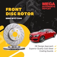 MERCEDES BENZ W176 A180 A200 W242 W246 B200 W117 - FRONT BRAKE DISC ROTOR 2464212512