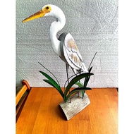 Egret Standing Décor with Base