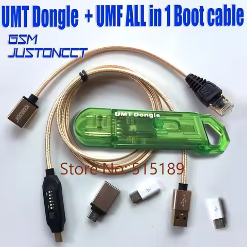 2025 New umt dongle pro UMT Key + UMF ALL Boot Cable for Samsung Huawei LG ZTE Alcatel Software Repa