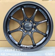 CE28 (8 spoke)15" 16" 17" 8H100/114.3, ET38 BLACK, SILVER, MATTE BLACK, DARK BRONZE, DARK BLUE