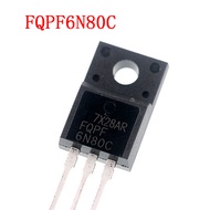 10pcs/lot FQPF6N80C TO 220 6N80C 6N80 TO220 FQPF6N80 TO 220F new MOS FET transistor