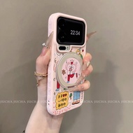 Suitable for Xiaomi 14pro New Phone Case Rotating Folding Bracket xiami17pormax All-Inclusive Edge F