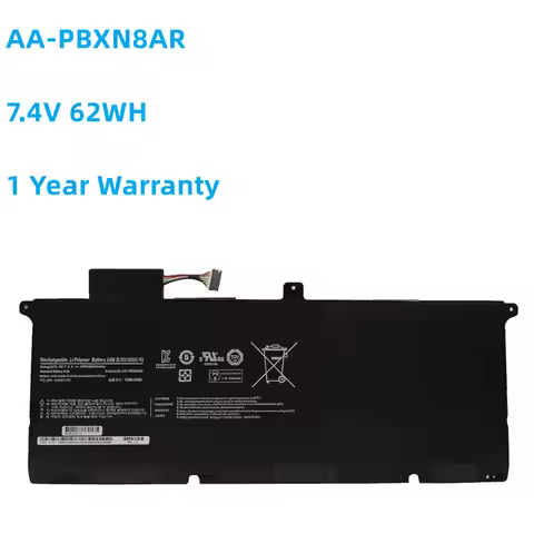 New AA-PBXN8AR 7.4V 62WH laptop battery for Samsung NP900X4C NP900X4B NP900X4C-A01 NP900X4C-A02 900X