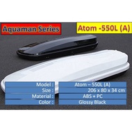 ABS 550L Aquaman Series Car Roof Box/Roof Rack And Roof Box/Slim And Wide Glossy Black/ shining blac