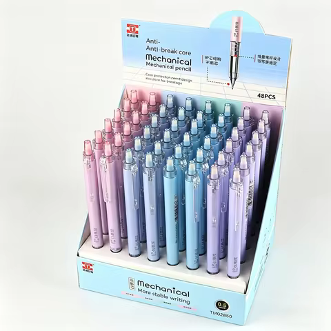 TM02880 Anti-Break Core Mechanical Pencil 0.5mm 0.7mm Heavy Feel Automatic Pencil For Student Exam S