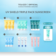 [TRIPLE PACK] Wardah UV Shield Airy Smooth, Acne Calming, Aqua Fresh, Essential, Tone Up, Physical S