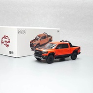 596 1: 64 Dodge Male Sheep 1500 TRX Sports Tyrannosaurus Rex Orange 596-129 Alloy Car Model Gift