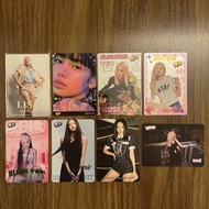 Blackpink yescard yes card yes卡 Lisa Jisoo Rose Jennie 夜光卡 閃卡 小卡