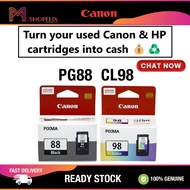Canon PG-88 Black PG88 / CL-98 Colour CL98 Printer Ink Cartridge Original Canon Malaysia For Canon P