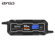 6V/12V Voltage Intelligence5A Car battery charger LCD screen display12V Lead-acid Battery Charger