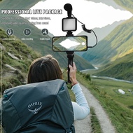 Mobile Phone Shooting Tiktok Live Stream Li Youtuber FB Live Selfie LED Ring Light Tripod Stand With
