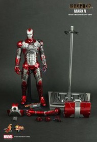Hottoys Ironman hot toys iron man Mark 5 膠版 (MMS145) (只開盒拆電，check 件)