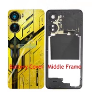 6.6 " For ZTE Nubia Neo 5G 8150N LCD Faceplate Frame Front Middle Frame Housing Battery Door Back Co
