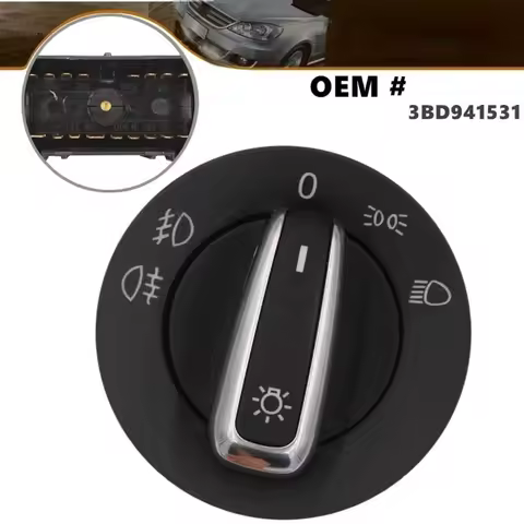 New 3BD941531 3BD 941 531 Headlight Control Switch For Vw Jetta Bora Golf MK4 Passat B5 Beetle T5 Po