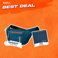 TORCH Koriyama Tas Pinggang Selempang Konser Ringan Anti Air Pria Wanita - Waistbag Sling bag Waterp