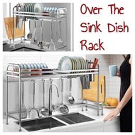 Stainless Steel Over The Sink Dish Rack