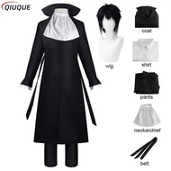Ryunosuke Akutagawa Cosplay Costume Anime BSD Cosplay Wig Women Men Uniform Set Halloween Party Outf
