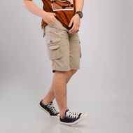 DGM Men's Premium Cream Cargo Shorts 2484