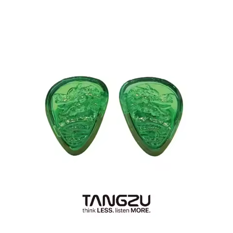 TANGZU WANER 2 Jade Dragon Edition 10mm PET Single Dynamic In-Ear Earphones with Silicone Storage Ba