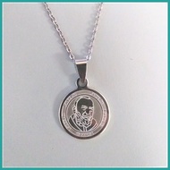 ☮ ◠ ✸ Padre Pio Stainless Necklace For Protection Men & Women Gold Two Tone Silver