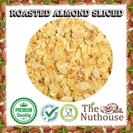 1kg ROASTED Almonds Sliced Blanched ROASTED Almonds