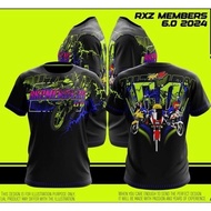 Yamaha Rxz Members 6.0 Jersey/Baju T-shirt Jersi/