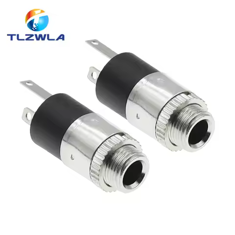 10PCS PJ392 3.5mm Stereo Female Sockect Jack With Screw 3.5 Audio Headphone Connector PJ-392