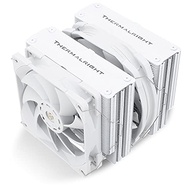 Thermalright FC140 White CPU Air Cooler,Dual Tower 5 Heat Pipe, TL-D14X-W and TL-C12PRO-W PWM Fan,Al