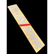 STICKER CUTTING RUN/2NR