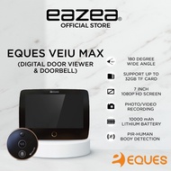 Eques Veiu Max Digital Door Viewer &amp; Doorbell | 1 Year Offsite Warranty | Free Installation | 1000+ 5 Star Reviews
