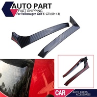 Rhyming Rear Window Side Spoiler Canards Splitter Fit For VW Golf 6 MK6 GTI GTR GTD 2009-2013 Decora