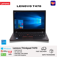 Laptop Second Lenovo T470 Core i5 Gen 6 RAM 8GB SSD 256GB Layar 14 Inch - Bergaransi