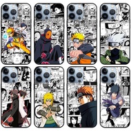 Suitable for iPhone16 Foreign Trade Cartoon Naruto Phone Case Sasuke Naruto Anime Men's Phone Case