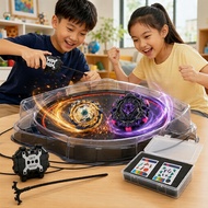Bey Burst Stadium & Launcher Set B-169 Variant Lucifer & B-167 Mirage Fafnir Boys Toy Set Mainan Bey