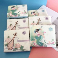 Printed Paper Dunhuang Printed Paper Towel Portable Small Bag Tissue Paper Colorful Napkin Toilet Paper Toilet Paper Toilet Paper